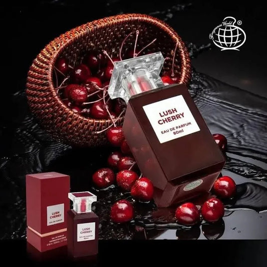 Fragrance World – Lush Cherry Eau de Parfum (80ml und 50ml)